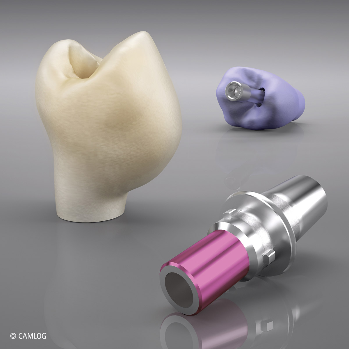 DEDICAM - Hybridabutment-Krone